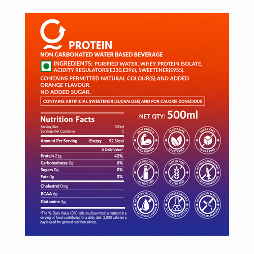 Aquatein PRO Protein Water – Green Apple | 21g Protein | 500ml